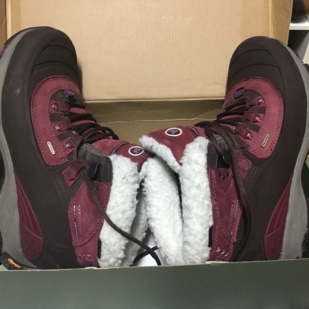 Merrell Women's Winter Boots - Brown and Purple - Picture 3 of 9